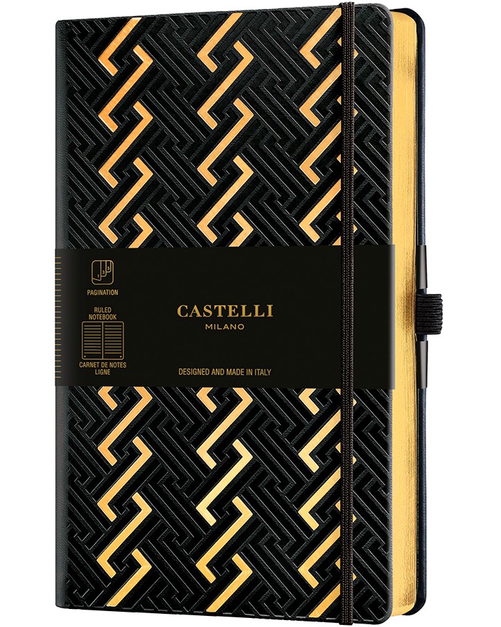     Castelli Roman Gold - 13 x 21 cm   Copper and Gold - 