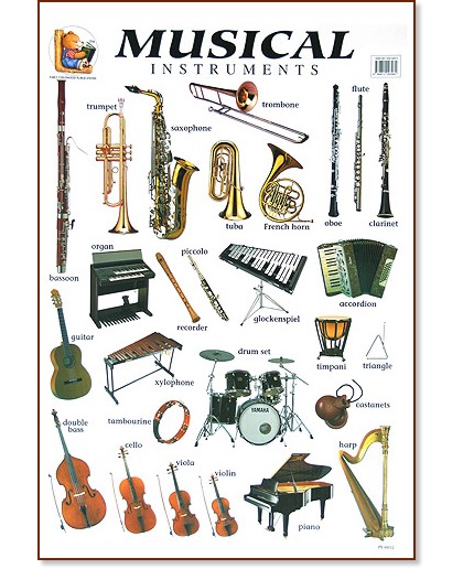      : Musical Instruments - 52 x 77 cm - 