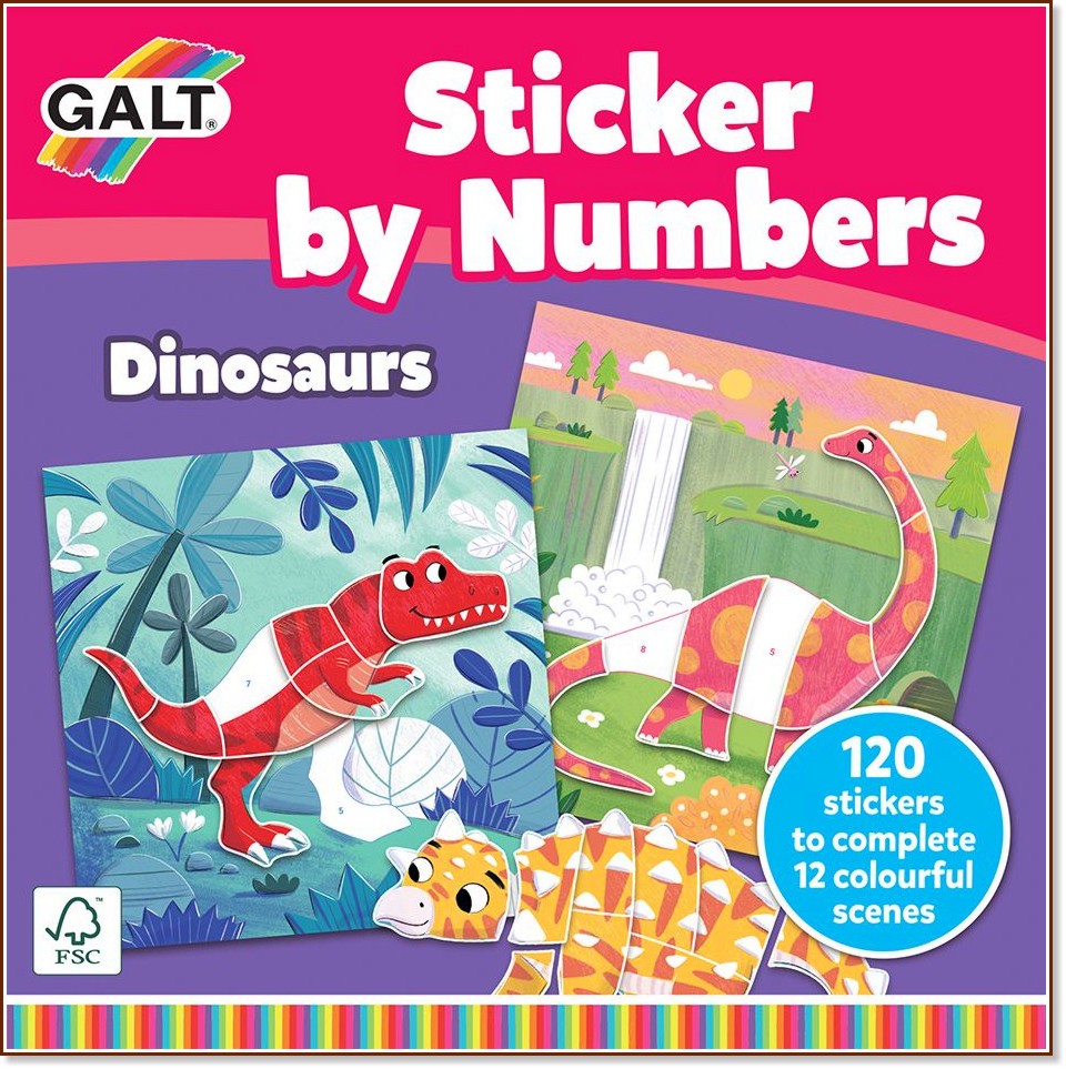 Galt:  -    : Dinosaurs - sticker book -  