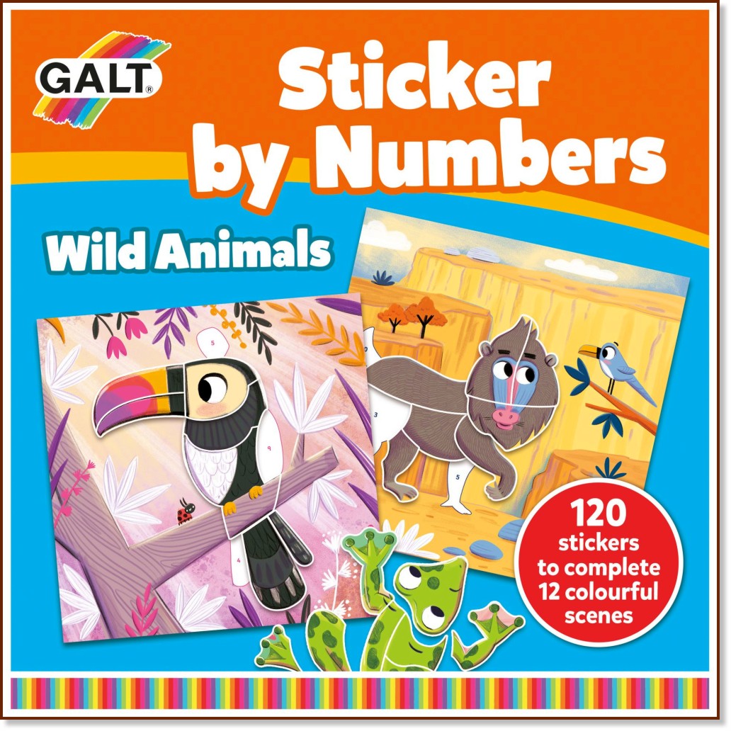 Galt:   -    : Wild Animals - sticker book -  