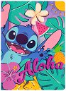 Тетрадка с големи квадратчета Stitch Aloha - Формат A5 с 20 листа на тема Лило и Стич - тетрадка