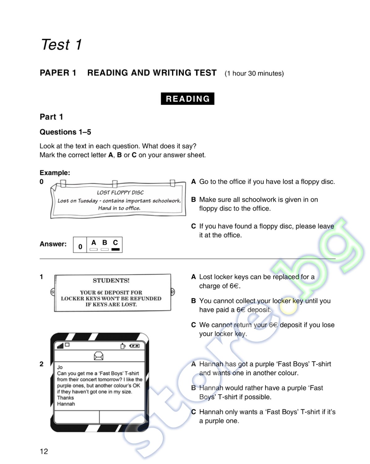 Reading tests test 1. Pet Test 1 reading ответы. Key English Test reading and writing Sample Test ответы. Key reading and writing Part 1. Test 4 paper 1 reading and writing Part 1.