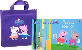 Peppa Pig: Collection of 10 storybooks - Purple bag - 