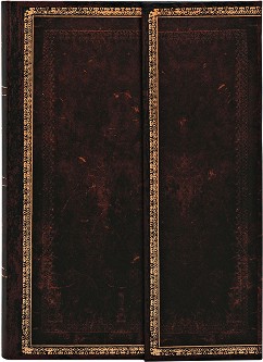   Paperblanks Black Moroocan - 10 x 14 cm   Old Leather - 