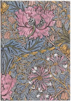  Paperblanks Pink Honeysuckle - 13 x 18 cm   William Morris - 