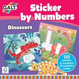 Galt:  -    : Dinosaurs - sticker book -  