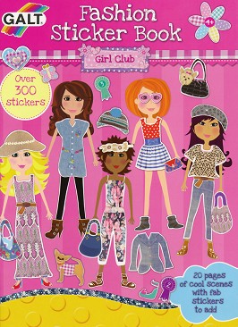 Galt:   -    : Girl Club Fashion Sticker Book -  